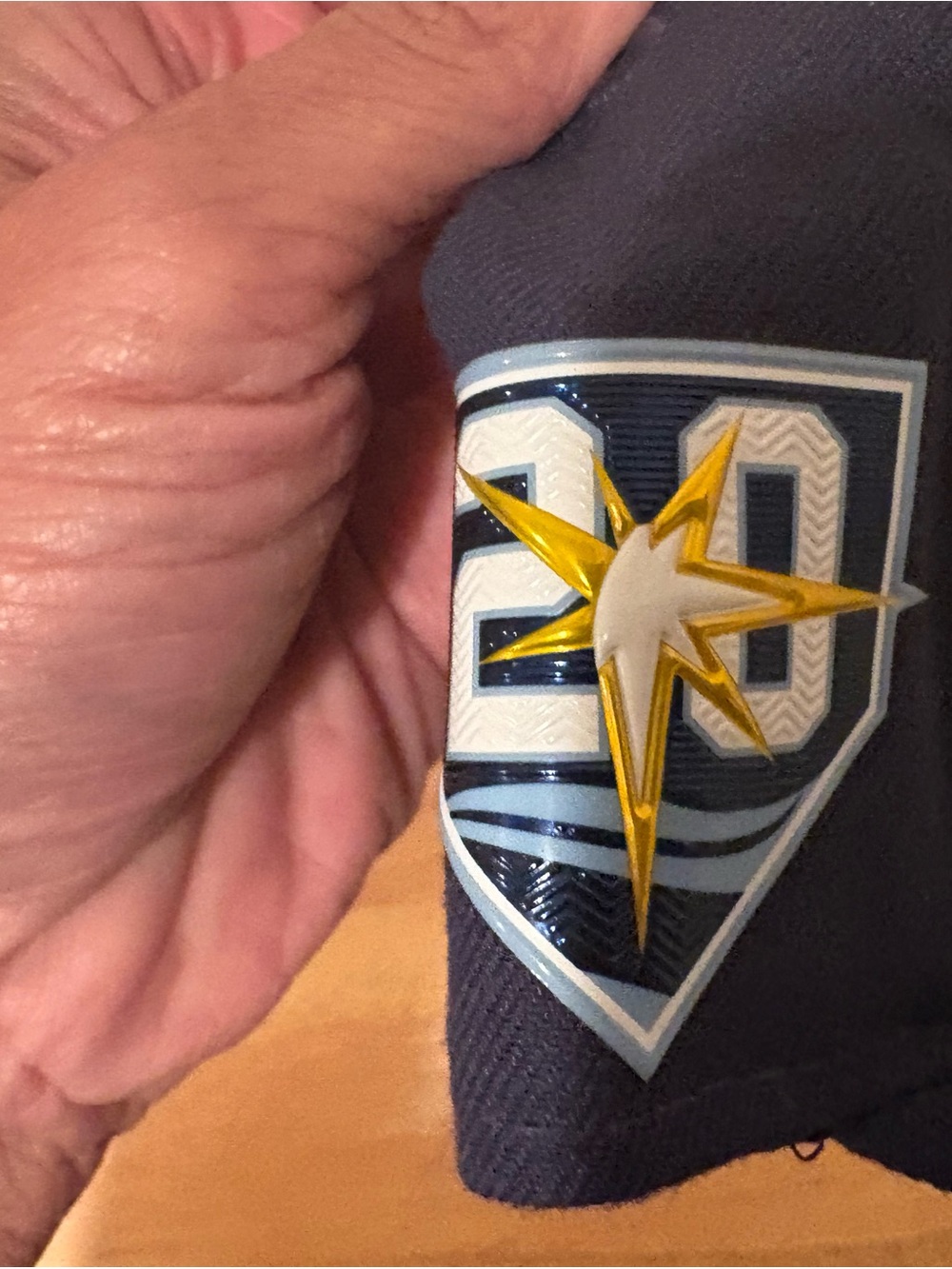 BRAND NEW Tampa Bay Devil Rays New Era Cap Hat Size 7 1/4 20th Anniversary Logo - Picture 4 of 8